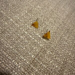 Elegant Gold Triangle Earrings